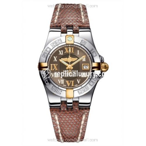 Breitling Galactic 30 Two Tone Amber / Roman / Teju B71340L2.Q562.165Z