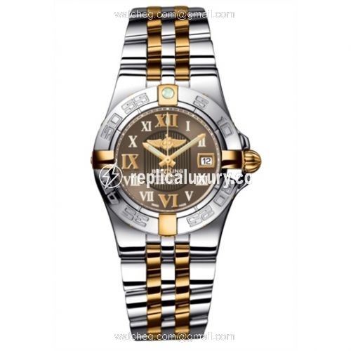 Breitling Galactic 30 Two Tone Amber / Roman / Two Tone Bracelet B71340L2.Q562.368D