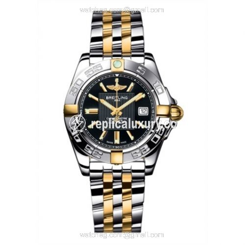 Breitling Galactic 32 Two Tone Black / Two Tone Bracelet B71356L2.BA11.367D