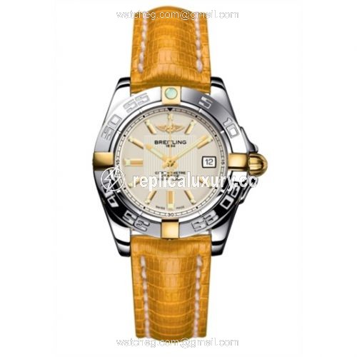 Breitling Galactic 32 Two Tone Silver / Teju B71356L2.G703.135Z