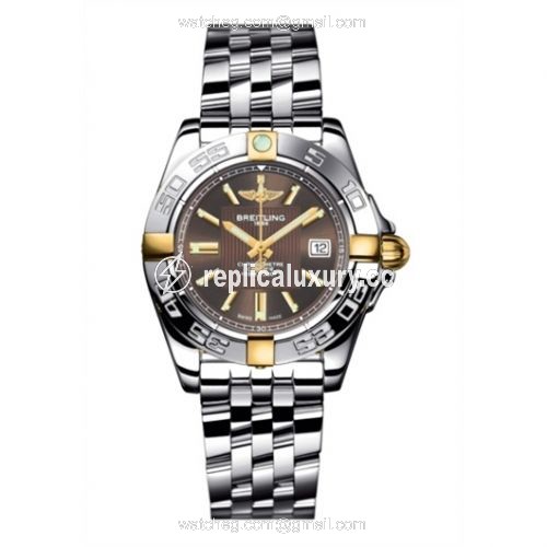 Breitling Galactic 32 Two Tone Bronze / Bracelet B71356L2.Q580.367A