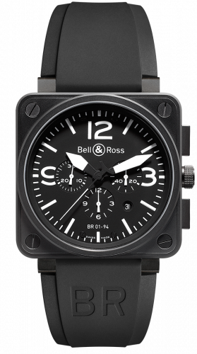 Bell & Ross BR 01 94 Carbon Chronograph BR0194-BL-CA