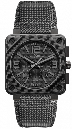 Bell & Ross BR 01 94 Carbon Fiber Phantom Chronograph BR0194-CA-FIBER-PH