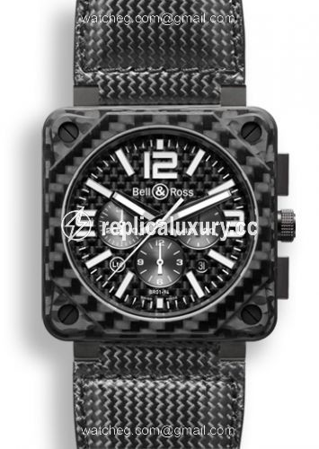 Bell & Ross BR 01 94 Carbon Fiber Chronograph BR0194CAFIBER