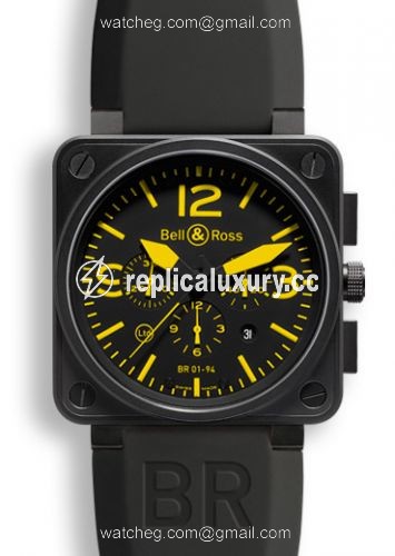 Bell & Ross BR 01 94 Yellow Chronograph BR0194YELLOW