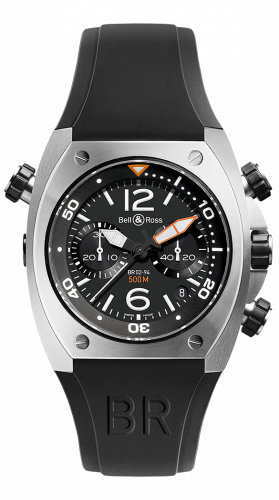 Bell & Ross BR 02 94 Chronograph Steel BR02-CHR-BL-ST