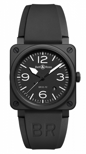 Bell & Ross BR 03 92 Black Matte BR0392-BL-CE