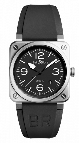 Bell & Ross BR 03 92 Steel BR0392-BLC-ST