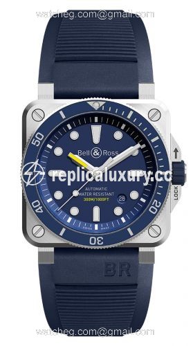 Bell & Ross BR 03-92 Diver Stainless Steel / Blue BR0392-D-BU-ST/SRB