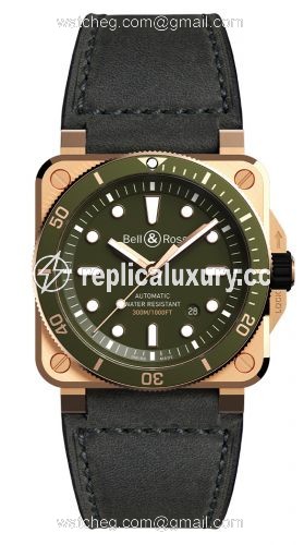 Bell & Ross BR 03-92 Diver Green Bronze BR0392-D-G-BR/SCA