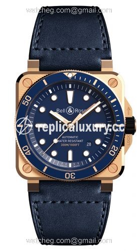 Bell & Ross BR 03-92 Diver Blue Bronze BR0392-D-LU-BR/SCA
