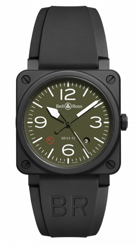Bell & Ross BR 03 92 Military Type Ceramic BR0392-MIL-CE