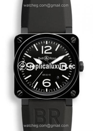 Bell & Ross BR 03 92 Black Ceramic BR0392CERBLPSRB