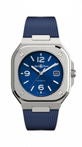 Bell & Ross BR 05 Stainless Steel / Blue / Rubber BR05A-BLU-ST/SRB
