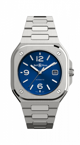 Bell & Ross BR 05 Stainless Steel / Blue / Bracelet BR05A-BLU-ST/SST