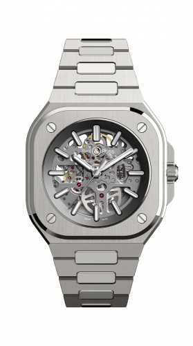 Bell & Ross BR 05 Stainless Steel / Skeleton / Bracelet BR05A-GR-SK-ST/SST