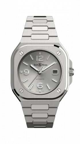Bell & Ross BR 05 Stainless Steel / Silver / Bracelet BR05A-GR-ST/SST