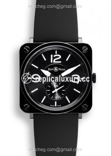 Bell & Ross BR S Black Ceramic BRSBLCERAMICSRB
