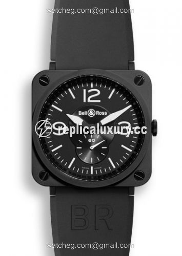 Bell & Ross BR S Matte Black Ceramic BRS-BL-CMAT/SRB