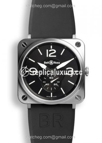 Bell & Ross BR S Steel BRSBLSTSRB