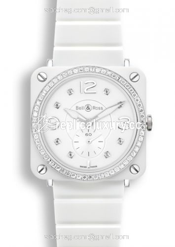 Bell & Ross BR S White Ceramic Diamond BRSWHCPHLGDSCE