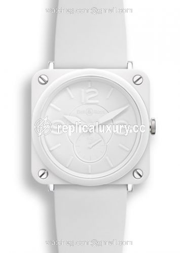 Bell & Ross BR S White Ceramic Phantom BRSWHCPHSRB