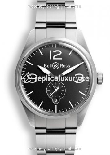 Bell & Ross BR 123 Original Black BRV123BLSTSST