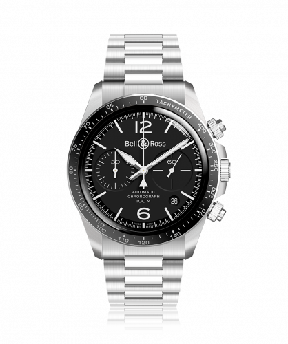 Bell & Ross BR V2-94 Stainless Steel / Black / Bracelet BRV294-BL-ST/SST