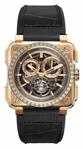 Bell & Ross BR-X1 Tourbillon Chronograph Rose Gold Diamonds BRX1-CHTB-PG-D