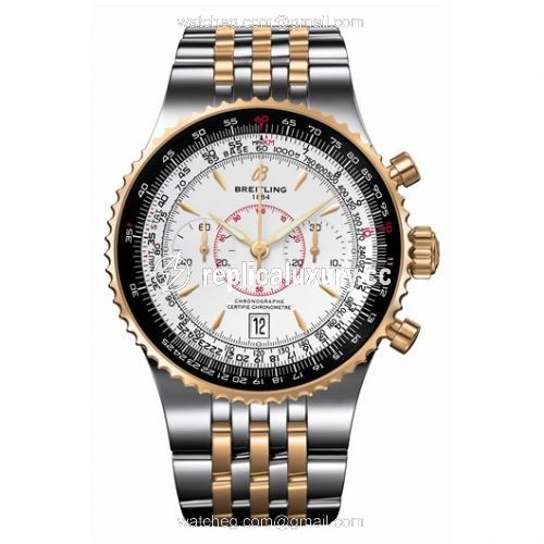 Breitling Montbrillant Legende Two Tone / Silver C2334021G637