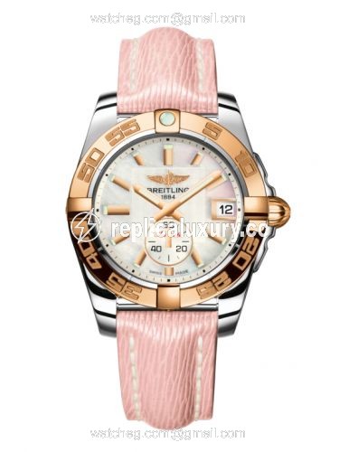 Breitling Galactic 36 Automatic Stainless Steel / Rose Gold / Pearl / Sahara C3733012/A724/239X/A16BA.1