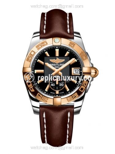 Breitling Galactic 36 Automatic Stainless Steel / Rose Gold / Volcano Black / Calf C3733012/BA54/416X/A16BA.1