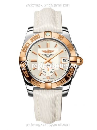 Breitling Galactic 36 Automatic Stainless Steel / Rose Gold / Stratus Silver / Sahara C3733012/G714/236X/A16BA.1