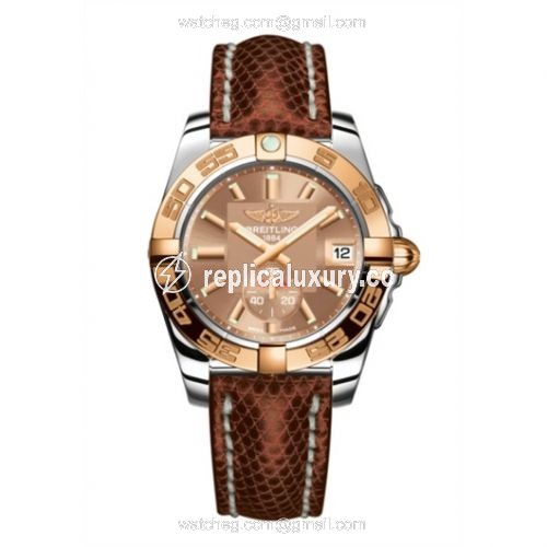 Breitling Galactic 36 Automatic Stainless Steel / Rose Gold / Copperhead Bronze / Teju C3733012/Q584/172Z/A16BA.1