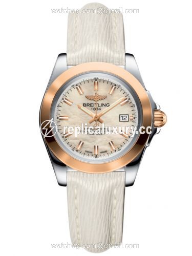 Breitling Galactic 32 Sleek Edition Stainless Steel / Rose Gold / Pearl / Sahara C7133012/A802/235X/A14BA.1