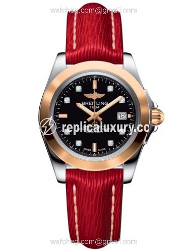 Breitling Galactic 32 Sleek Edition Stainless Steel / Rose Gold / Trophy Black Diamond / Sahara C7133012/BF64/209X/A14BA.1