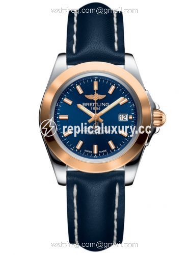 Breitling Galactic 32 Sleek Edition Stainless Steel / Rose Gold / Horizon Blue / Calf C7133012/BF65/116X/A14BA.1