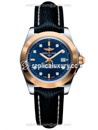 Breitling Galactic 32 Sleek Edition Stainless Steel / Rose Gold / Horizon Blue Diamond / Sahara C7133012/C952/210X/A14BA.1