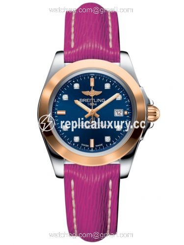 Breitling Galactic 32 Sleek Edition Stainless Steel / Rose Gold / Horizon Blue Diamond / Sahara C7133012/C967/241X/A14BA.1