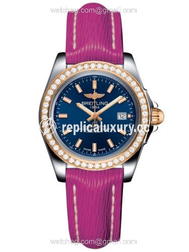 Breitling Galactic 32 Sleek Edition Stainless Steel / Rose Gold / Diamond / Horizon Blue / Sahara C7133053/C952/241X/A14BA.1