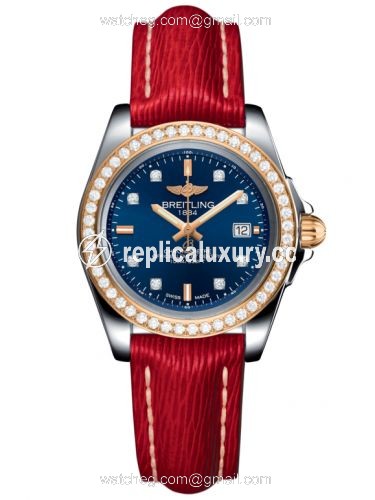 Breitling Galactic 32 Sleek Edition Stainless Steel / Rose Gold / Diamond / Horizon Blue Diamond / Sahara C7133053/C967/209X/A14BA.1