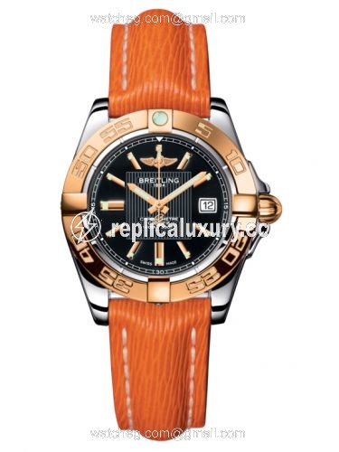 Breitling Galactic 32 Stainless Steel / Rose Gold / Trophy Black / Sahara C71356L2.BA12.212X