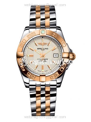 Breitling Galactic 32 Stainless Steel / Rose Gold / Sierra Silver / Bracelet C71356L2.G704.367C