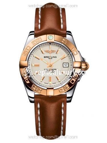 Breitling Galactic 32 Stainless Steel / Rose Gold / Sierra Silver / Calf C71356L2.G704.406X