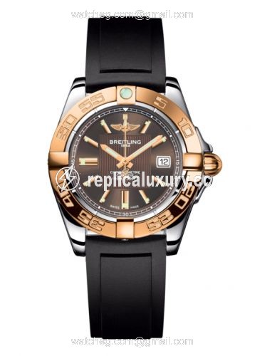 Breitling Galactic 32 Stainless Steel / Rose Gold / Solar Bronze / Rubber C71356L2.Q581.133S