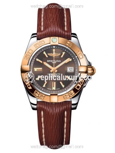 Breitling Galactic 32 Stainless Steel / Rose Gold / Solar Bronze / Sahara C71356L2.Q581.211X