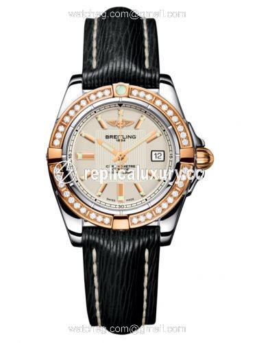Breitling Galactic 32 Stainless Steel / Rose Gold / Diamond / Sierra Silver / Sahara C71356LA.G704.208X