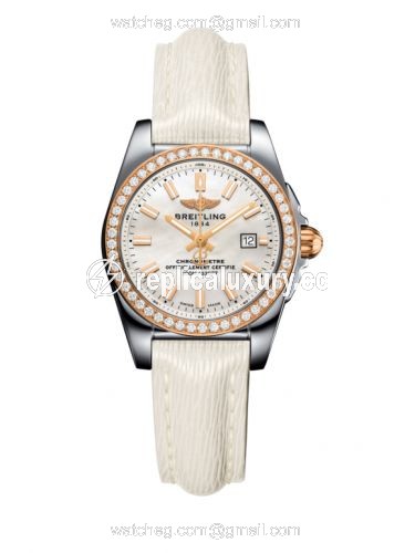 Breitling Galactic 29 Stainless Steel / Rose Gold / Diamond / Pearl / Sahara C7234853/A791/274X/A12BA.1
