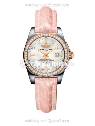 Breitling Galactic 29 Stainless Steel / Rose Gold / Diamond / Pearl Diamond / Sahara C7234853/A792/272X/A12BA.1