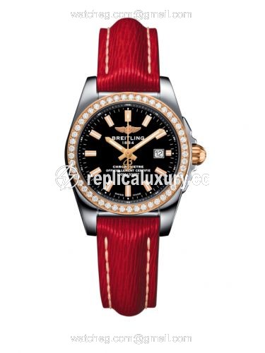 Breitling Galactic 29 Stainless Steel / Rose Gold / Diamond / Trophy Black / Sahara C7234853/BF32/273X/A12BA.1